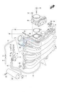 DF 150AP drawing Intake Manifold/Throttle Body