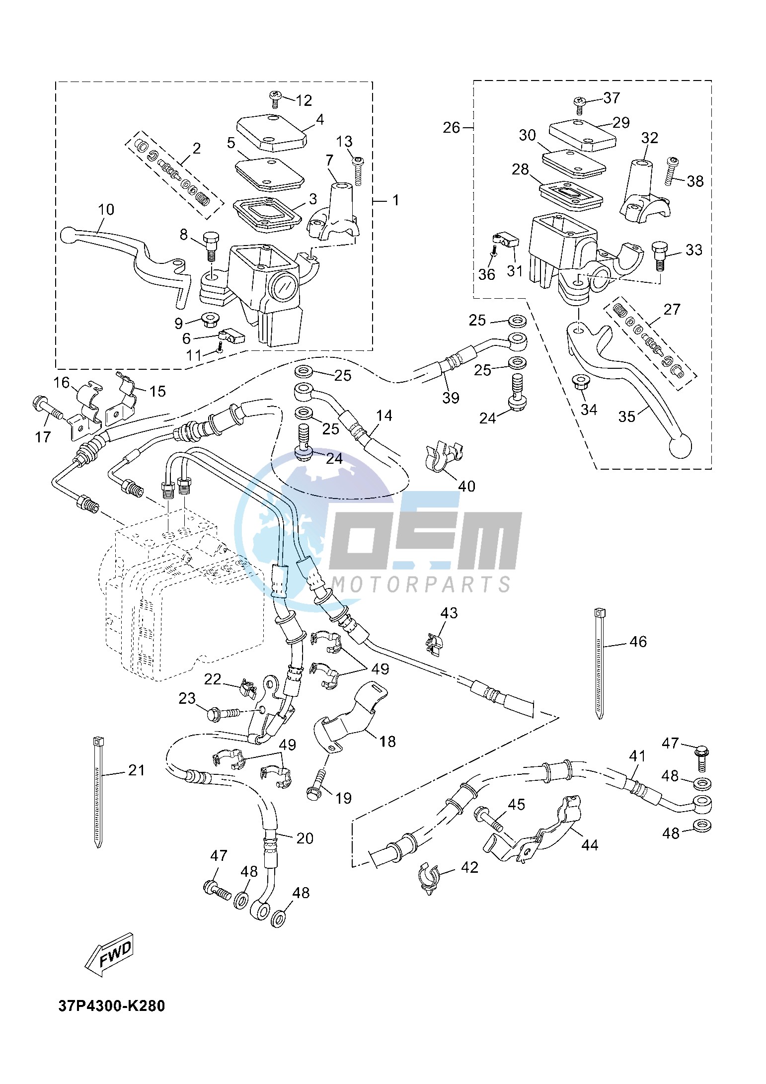 FRONT MASTER CYLINDER