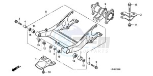 TRX420FMA Australia - (U / 2U 4WD) drawing SWINGARM