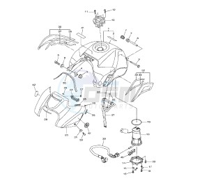 FZ8-NA 800 drawing FUEL TANK 59P1