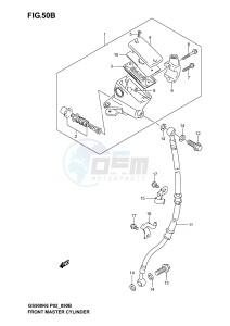 GS500 (P19) drawing FRONT MASTER CYLINDER (GS500FK4 K5 K6 FUK4 K5 K6)