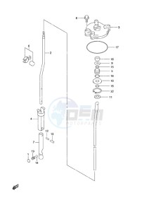 DF 60A drawing Shift Rod High Thrust