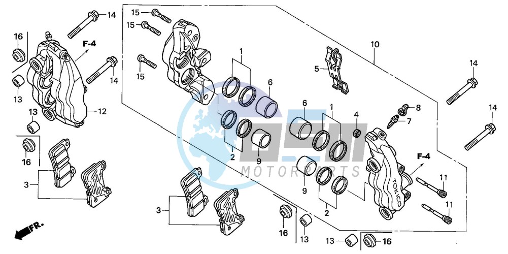 FRONT BRAKE CALIPER