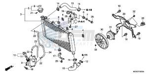 NC700SAD NC700S ABS 2ED - (2ED) drawing RADIATOR