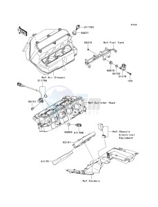 ZX636 C [NINJA ZX-6R] (C6F) C6F drawing FUEL INJECTION