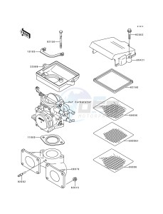 JS 650 B [650 SX] (B1-B3) [650 SX] drawing FLAME ARRESTER