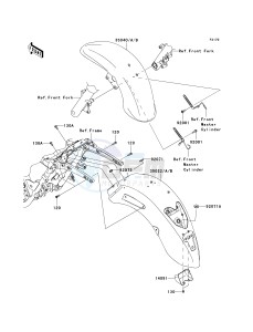 VN 1700 A [VULCAN 1700 VOYAGER] (9FA) A9FA drawing FENDERS