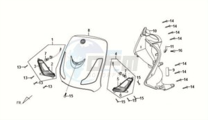 FIDDLE II 125S drawing HEAD LIGHT / INDICATORS