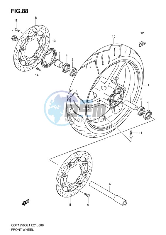 FRONT WHEEL