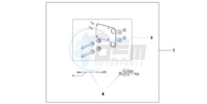 CB600F39 Europe Direct - (ED / ST 25K) drawing HEATED GRIP ATT.