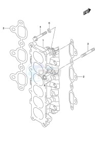 DF 300AP drawing Intake Manifold