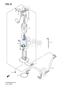 SFV650 (E2) Gladius drawing FUEL PUMP