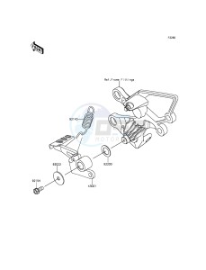 NINJA_250SL_ABS BX250BFF XX (EU ME A(FRICA) drawing Brake Pedal