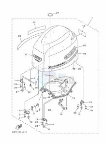 FL150BETX drawing FAIRING-UPPER