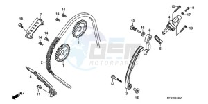 CB600FA9 Australia - (U / ABS) drawing CAM CHAIN/TENSIONER