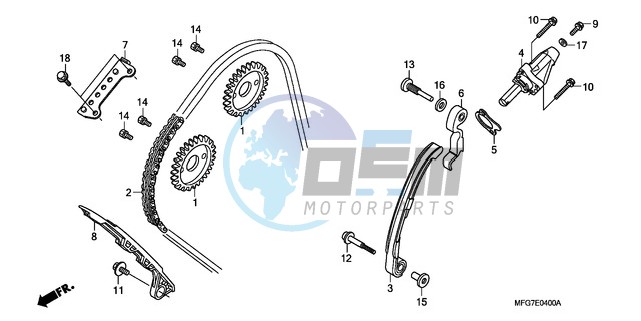 CAM CHAIN/TENSIONER