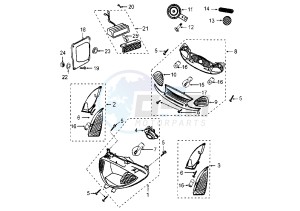 VIVACITY - 50 cc drawing HEADLAMPS-BLINKERS