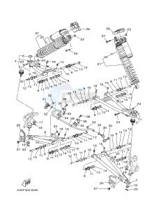 YXZ1000 YXZ10YMSJ (2HCK) drawing FRONT SUSPENSION & WHEEL