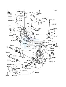 MULE_610_4X4 KAF400ADF EU drawing Gear Box