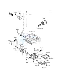 JET SKI ULTRA LX JT1500KCF EU drawing Oil Pump