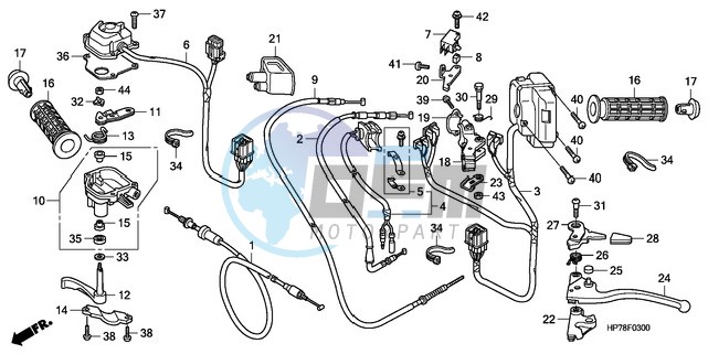 HANDLE LEVER/SWITCH/CABLE