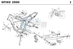 SPIKE CASTROL PRO 50 drawing CHASSIS