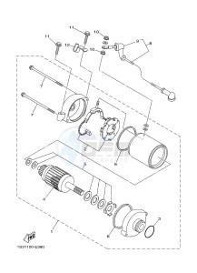 YFM700R YFM7RSED RAPTOR 700 SPECIAL EDITION (1VS2 1VS3 1VS4) drawing STARTING MOTOR