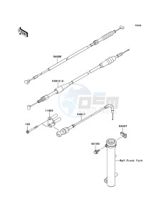 KLX110 KLX110-A4 EU drawing Cables