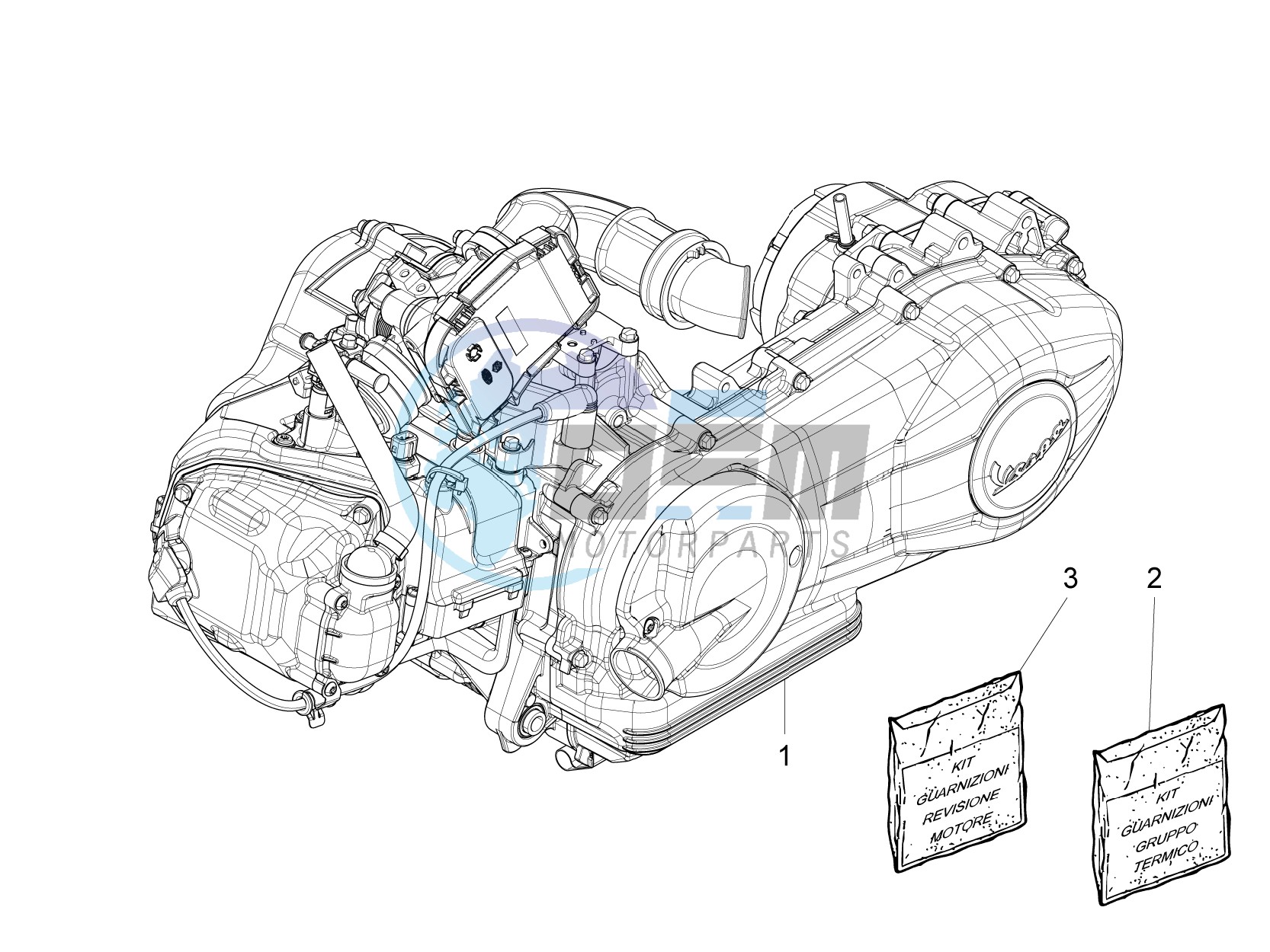 Engine, assembly