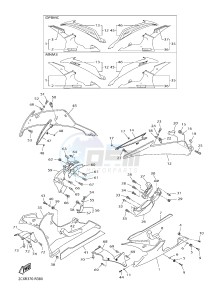 YZF-R6 600 R6 (2CXR) drawing COWLING 2