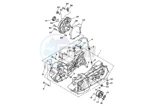 ATV 125 drawing CRANKCASE