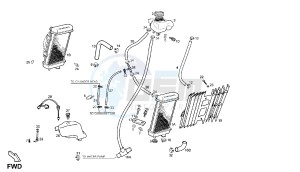 SENDA R X-TREM - 50 CC VTHSR1D1A EU2 drawing COOLING SYSTEM