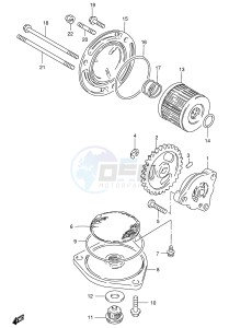 GS125 (E1) drawing OIL PUMP