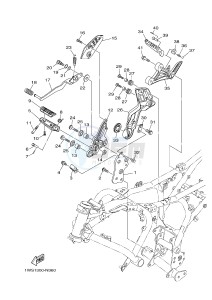 MT07A MT-07 ABS 700 (1XBC) drawing STAND & FOOTREST 2