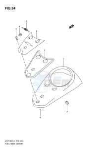 VLR1800 (E2) drawing FUEL TANK COVER (VLR1800TL1 E24)