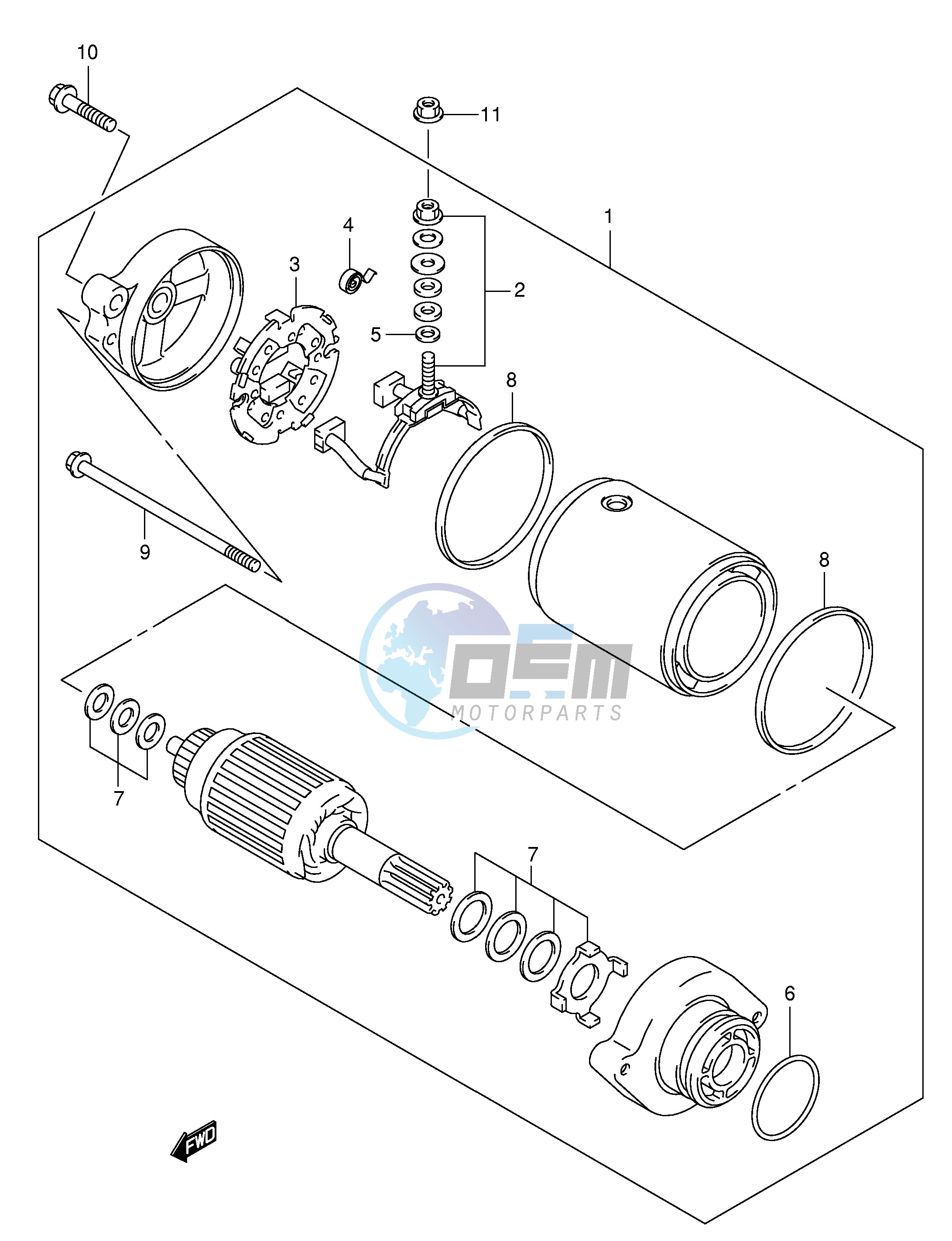 STARTING MOTOR