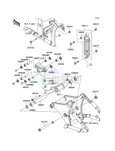 VN900_CUSTOM VN900CBF GB XX (EU ME A(FRICA) drawing Suspension/Shock Absorber