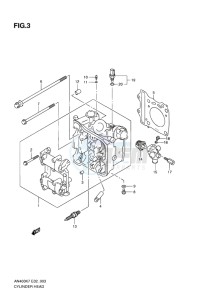 AN400Z ABS BURGMAN EU-UK drawing CYLINDER HEAD