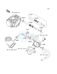 KVF650 4x4 KVF650D8F EU GB drawing Fuel Pump