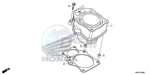 TRX420FE1H Europe Direct - (ED) drawing CYLINDER