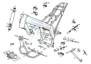 SENDA R EURO 2 - 125 drawing FRAME