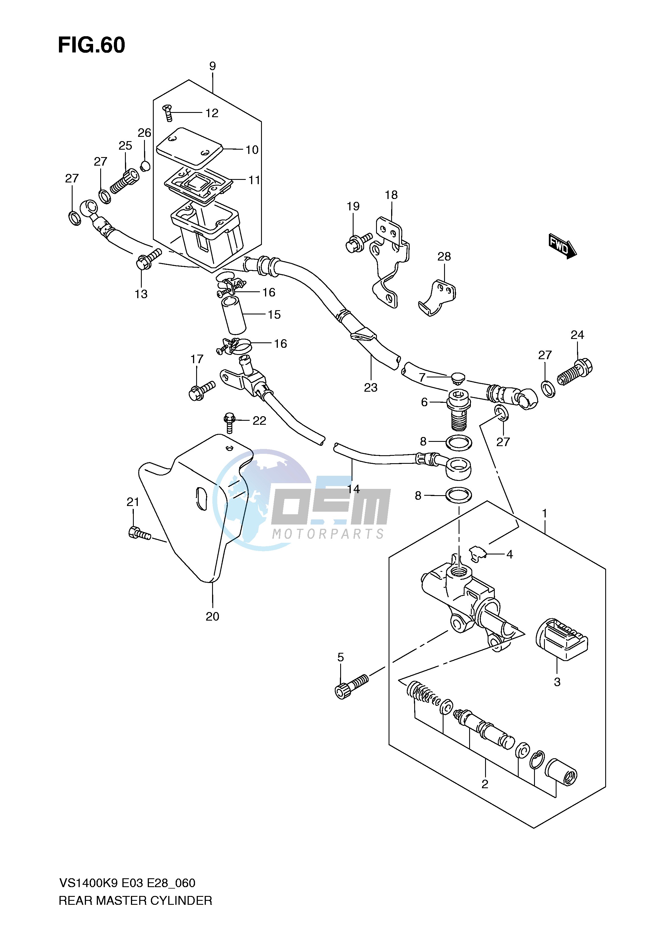 REAR MASTER CYLINDER