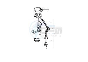 PX 125-150-200 drawing Fuel level gear