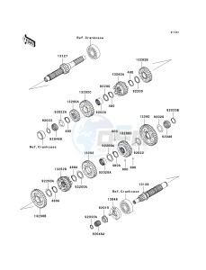 VN 1500 B [VULCAN 88 SE] (B1-B3) N7F drawing TRANSMISSION