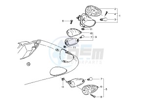 SKIPPER 4T 125-150 drawing Taillight