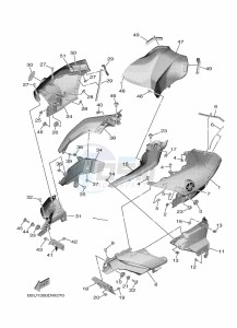 TRACER 9 MTT890 (B5U1) drawing FUEL TANK 2