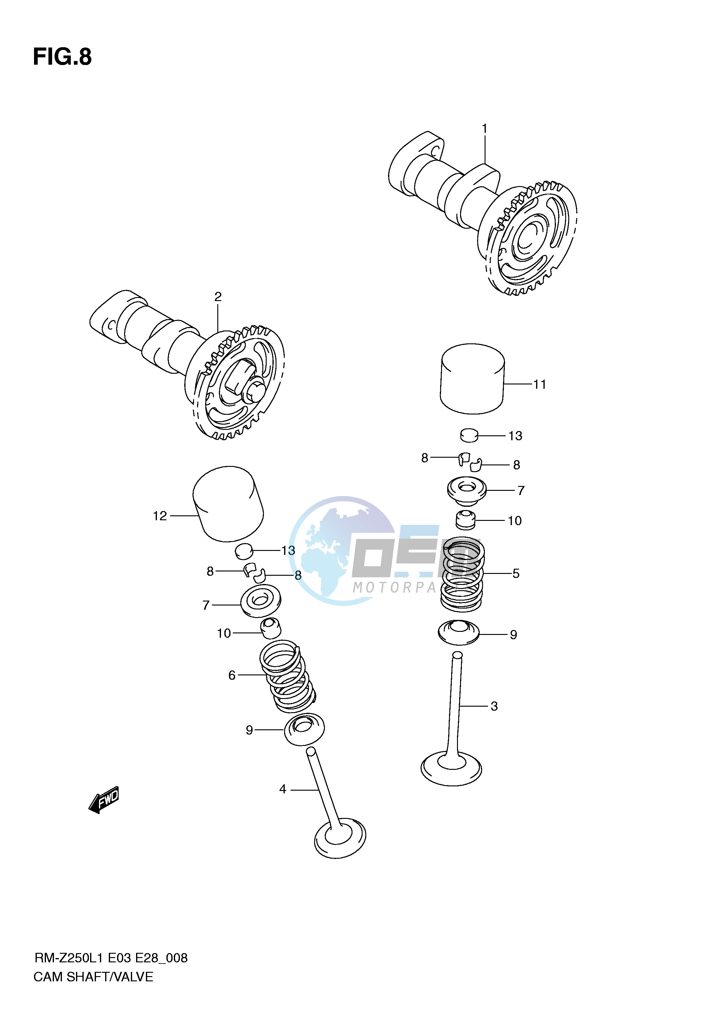 CAMSHAFT - VALVE