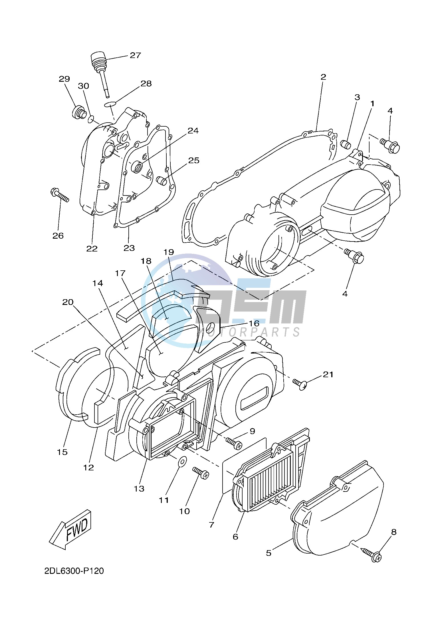 CRANKCASE COVER 1