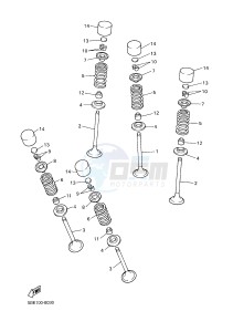 YFZ450R YFZ450RSF YFZ450R SPECIAL EDITION (1TDJ) drawing VALVE