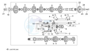 RSV 2 1000 drawing Gear box selector